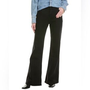 7 For All Mankind Spencer Mid Rise Flare Black Women’s Jeans Size 28 NWT